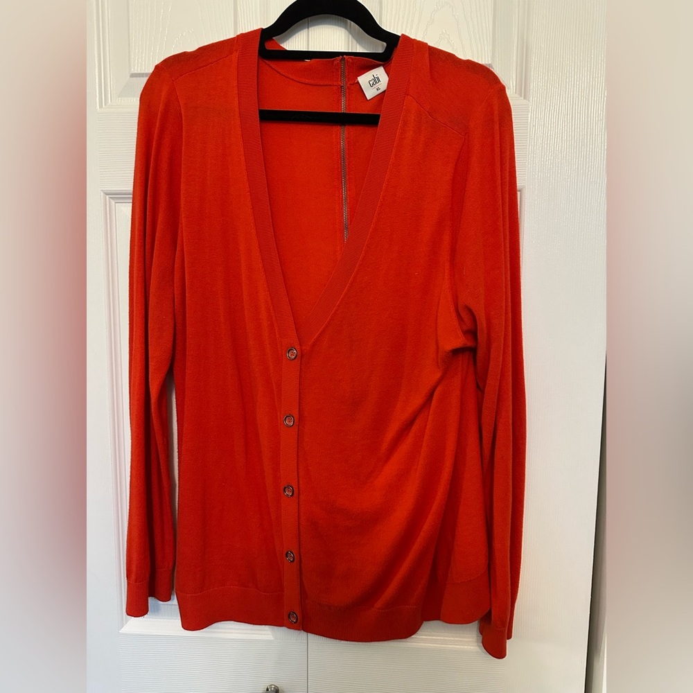 Cabi sweater red/orange xl